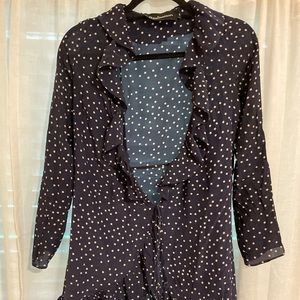 Réalisation Par Dress THE ALEXANDRA IN NAVY STAR in XS